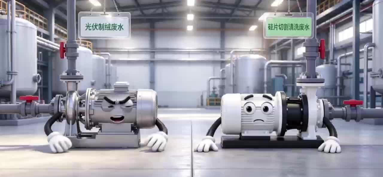 光伏废水氟塑料泵选型指南 四大车间废水场景全解析